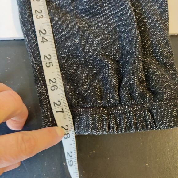 Roots Canada Athletic Goods Salt & Pepper Heather Dark Gray Jogger Size Small - Picture 8 of 9